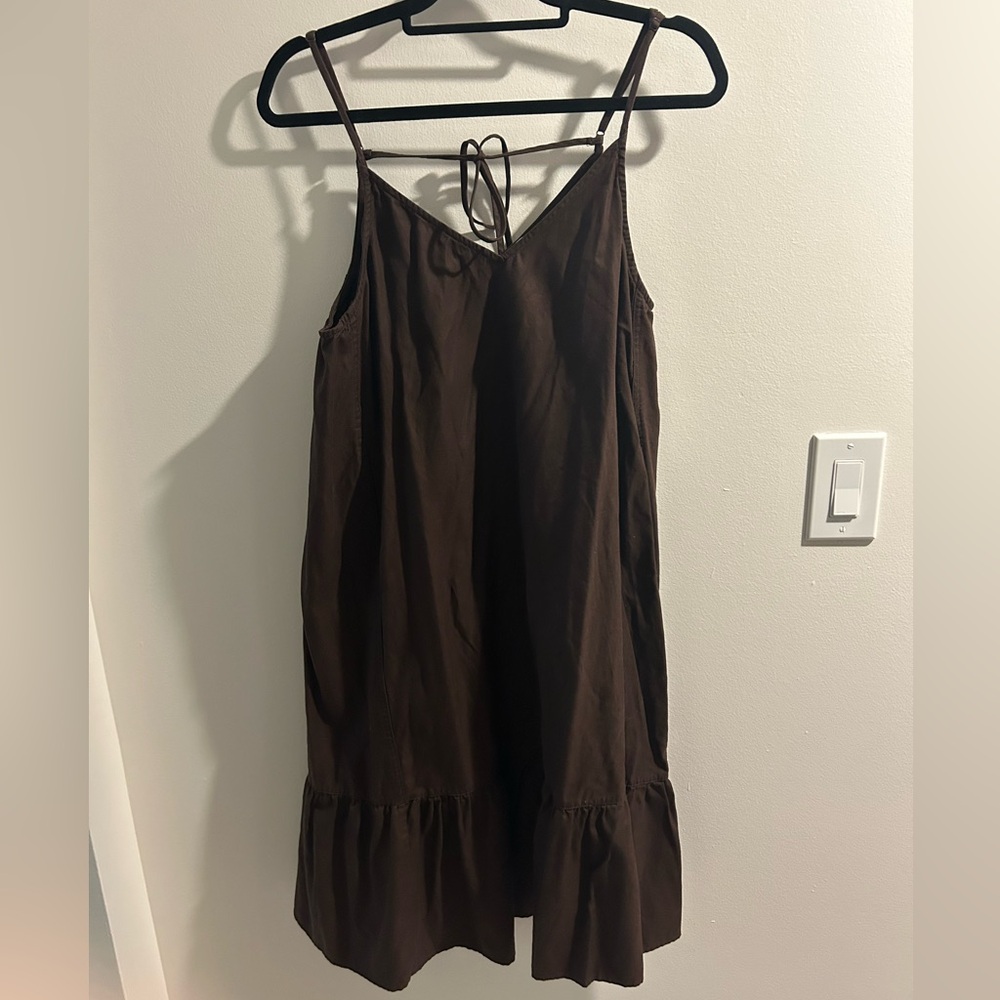 H&M Brown Midi Dress